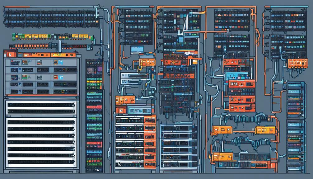 neat and organized pbx wiring